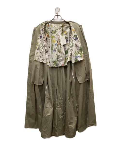 OWIL（アウル）OWIL (アウル) オーバーサイズステンカラーコート ベージュ サイズ:38の古着・服飾アイテム