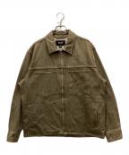 PWAプア）の古着「DENIM ZIP-UP JKT」｜ブラウン