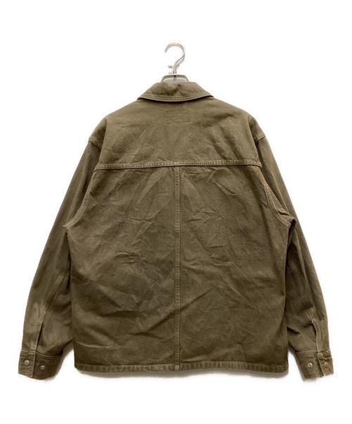PWA（プア）PWA (プア) DENIM ZIP-UP JKT ブラウン サイズ:Lの古着・服飾アイテム