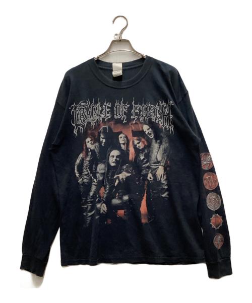 CRADLE OF FILTH（クレイドル・オブ・フィルス）Cradle of Filth (クレイドル・オブ・フィルス) 00`sバンドL/S Tee ブラック サイズ:Lの古着・服飾アイテム