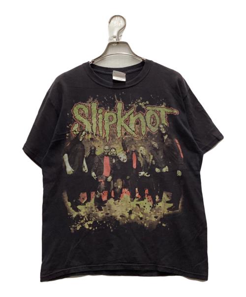 SLIPKNOT（スリップノット）Slipknot (スリップノット) 00`sバンドTEE ブラック サイズ:Ⅿの古着・服飾アイテム