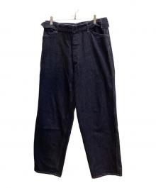 COMOLI（コモリ）の古着「24SS DENIM BELTED PANTS」｜インディゴ
