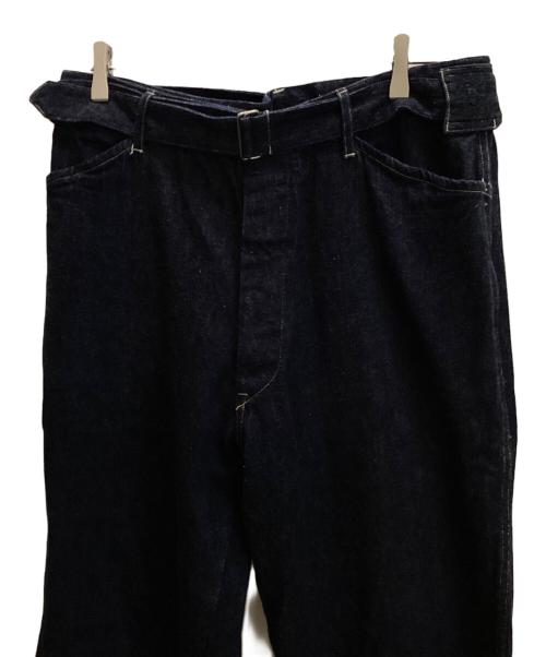 COMOLI（コモリ）COMOLI (コモリ) 24SS DENIM BELTED PANTS インディゴ サイズ:3の古着・服飾アイテム