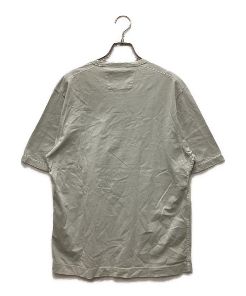 C.P COMPANY（シーピーカンパニー）C.P COMPANY (シーピーカンパニー) 25SS刺繍ロゴTシャツ グレー サイズ:Mの古着・服飾アイテム