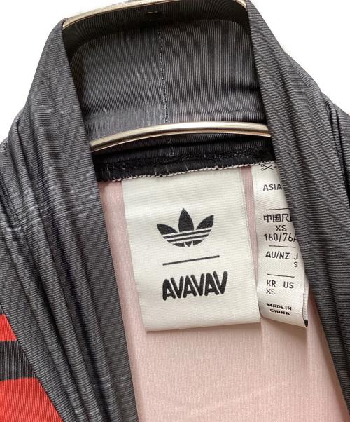 adidas（アディダス）adidas (アディダス) Avavav (アヴァヴァヴ) Baselayer Double Layered Neck Jacket レッド サイズ:XSの古着・服飾アイテム