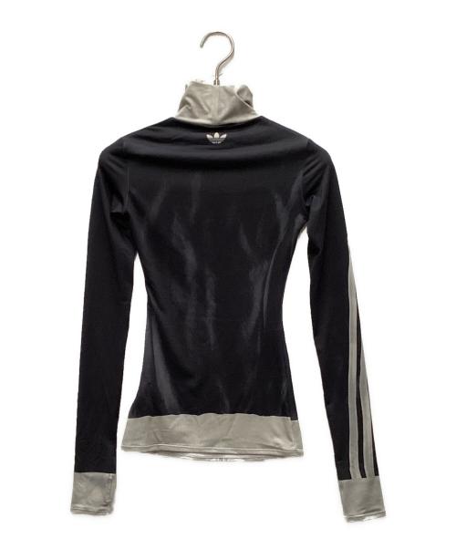 adidas（アディダス）adidas (アディダス) AVAVAV (アヴァヴァヴ) Baselayer Double Layered Neck Jacket グレー サイズ:XSの古着・服飾アイテム