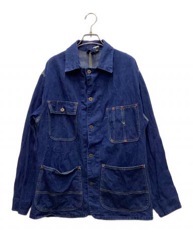 中古・古着通販】USED (ユーズド) デニムカバーオール ブルー サイズ