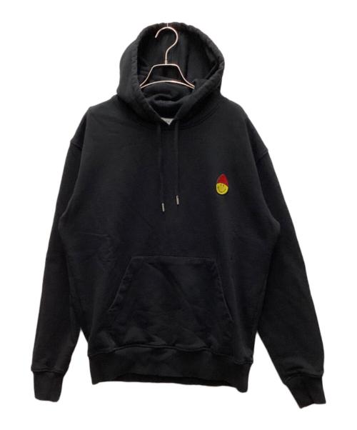 ami（アミ）ami (アミ) SMILEY パーカー ブラック サイズ:Lの古着・服飾アイテム
