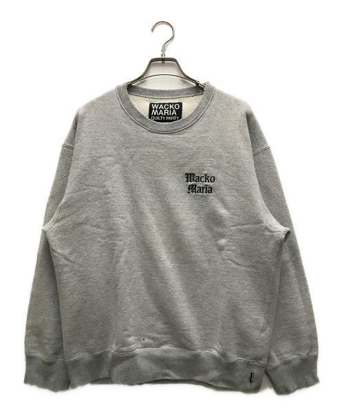 WACKO MARIA（ワコマリア）WACKO MARIA (ワコマリア) クルーネックスウェット グレー サイズ:Lの古着・服飾アイテム