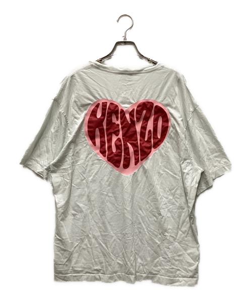 KENZO（ケンゾー）KENZO (ケンゾー) ハートロゴTシャツ ホワイト サイズ:XLの古着・服飾アイテム