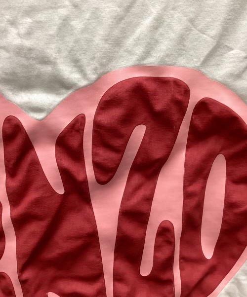 KENZO（ケンゾー）KENZO (ケンゾー) ハートロゴTシャツ ホワイト サイズ:XLの古着・服飾アイテム