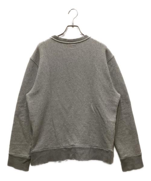 ami（アミ）ami (アミ) SMILEY SWEATSHIRT グレー サイズ:Lの古着・服飾アイテム