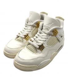 NIKE（ナイキ）の古着「Air Jordan 4 Retro "White & Gold"」｜ホワイト
