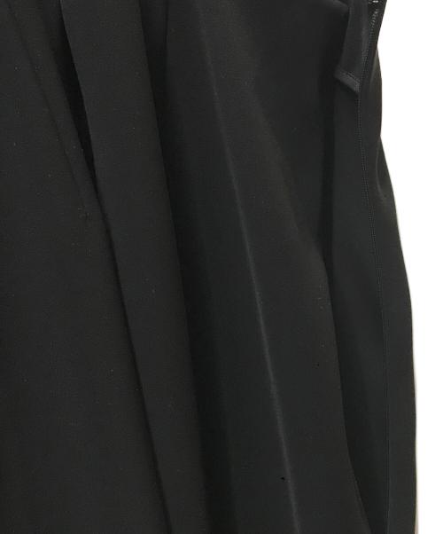 ENFOLD（エンフォルド）ENFOLD (エンフォルド) ダブルサテン サロペットドレス ブラック サイズ:36の古着・服飾アイテム