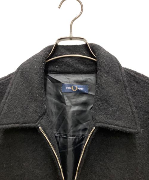 FRED PERRY（フレッドペリー）FRED PERRY (フレッドペリー) CABAN JACKET ブラック サイズ:Lの古着・服飾アイテム