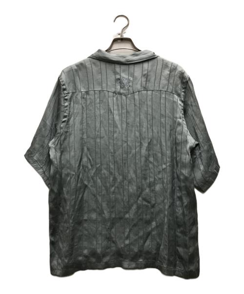Needles（ニードルズ）Needles (ニードルズ) S/S Cowboy One-Up Shirt - TA/CU/PE Georgette スカイブルー サイズ:Sの古着・服飾アイテム