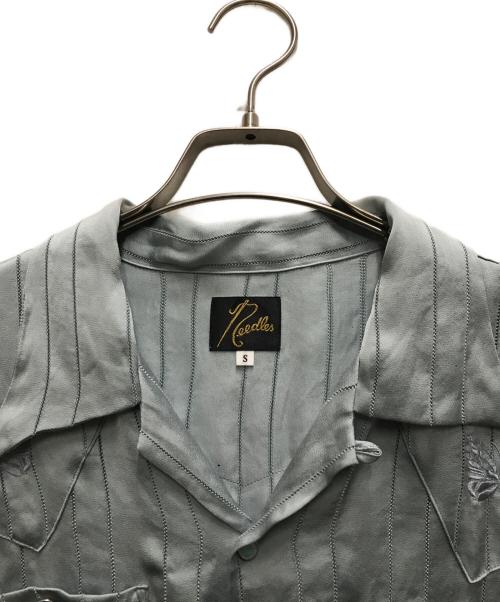 Needles（ニードルズ）Needles (ニードルズ) S/S Cowboy One-Up Shirt - TA/CU/PE Georgette スカイブルー サイズ:Sの古着・服飾アイテム