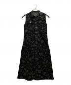 Ameriアメリ）の古着「AMERI FIORE PRINT DENIM DRES」｜グレー