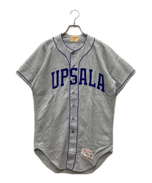 Wilson（ウィルソン）Wilson (ウィルソン) 50-60`Sウールベースボールシャツ グレー サイズ:36の古着・服飾アイテム