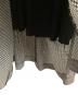 中古・古着 noir kei ninomiya (ノワール ケイ ニノミヤ) チェックフリルティアードスカート ホワイト×ブラック サイズ:XS：30000円