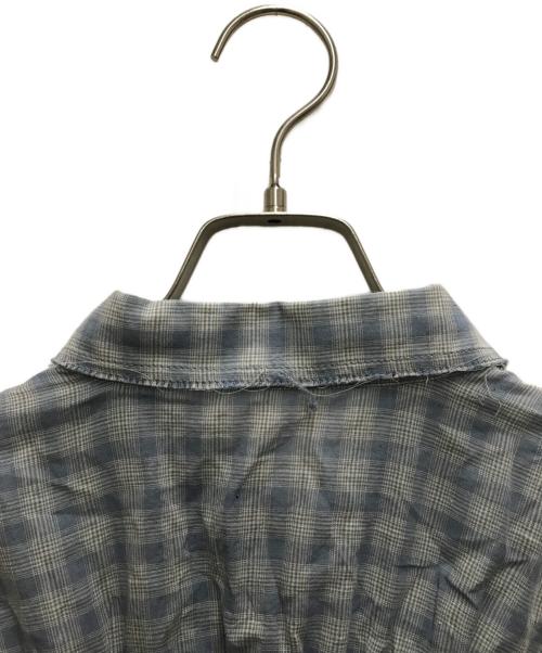 MAISON SPECIAL（メゾンスペシャル）MAISON SPECIAL (メゾンスペシャル) Shirring Bustier Shirt ネイビー サイズ:FREEの古着・服飾アイテム