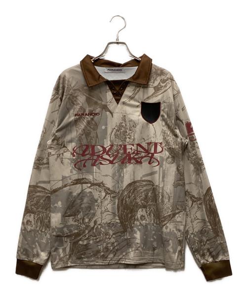 PARANOID（パラノイド）PARANOID (パラノイド) GAME SHIRTS ブラウン サイズ:Mの古着・服飾アイテム