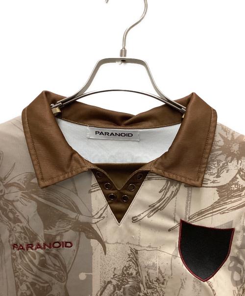PARANOID（パラノイド）PARANOID (パラノイド) GAME SHIRTS ブラウン サイズ:Mの古着・服飾アイテム