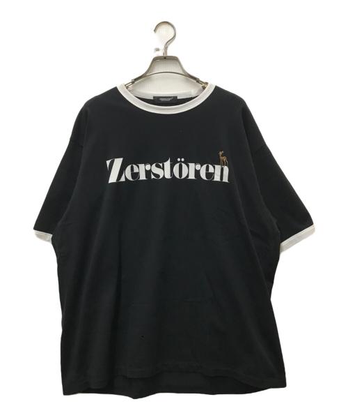 UNDERCOVER（アンダーカバー）UNDERCOVER (アンダーカバー) リンガープリントTee ブラック サイズ:3の古着・服飾アイテム