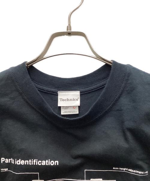 Technics（テクニクス）Technics (テクニクス) 00`SターンテーブルTee ブラック サイズ:Lの古着・服飾アイテム
