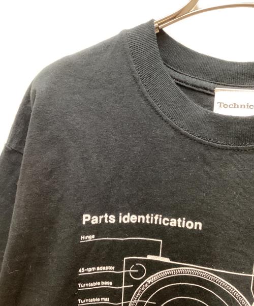 Technics（テクニクス）Technics (テクニクス) 00`SターンテーブルTee ブラック サイズ:Lの古着・服飾アイテム
