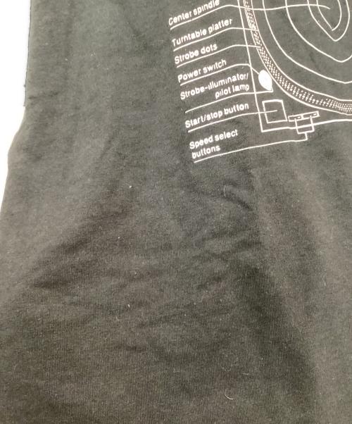 Technics（テクニクス）Technics (テクニクス) 00`SターンテーブルTee ブラック サイズ:Lの古着・服飾アイテム