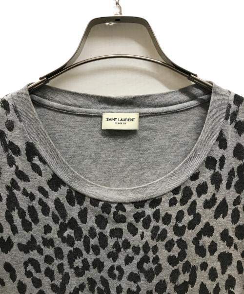 Saint Laurent Paris（サンローランパリ）Saint Laurent Paris (サンローランパリ) ベイビーキャットTee(エディ期) グレー サイズ:Mの古着・服飾アイテム