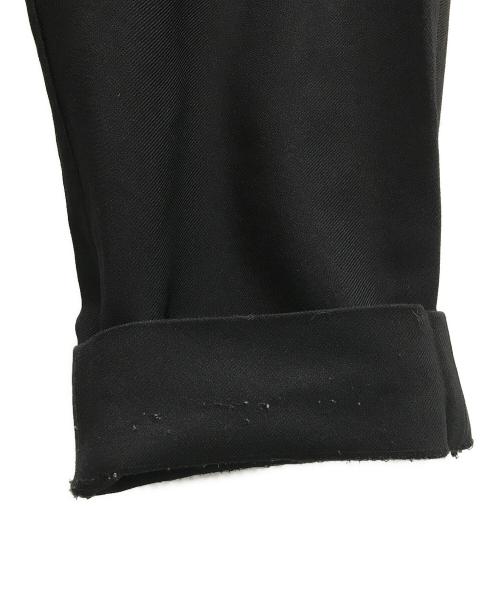 COMME des GARCONS HOMME PLUS（コムデギャルソンオムプリュス）COMME des GARCONS HOMME PLUS (コムデギャルソンオムプリュス) ポリ縮絨ワイド2タックスラックス ブラック サイズ:Sの古着・服飾アイテム