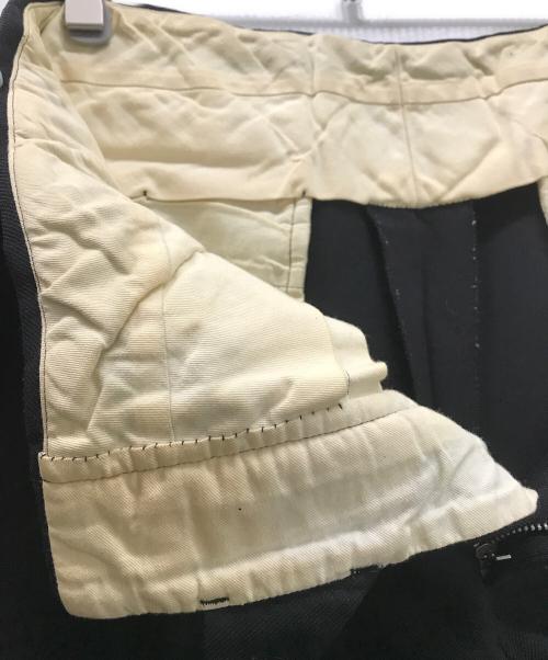 COMME des GARCONS HOMME PLUS（コムデギャルソンオムプリュス）COMME des GARCONS HOMME PLUS (コムデギャルソンオムプリュス) ポリ縮絨ワイド2タックスラックス ブラック サイズ:Sの古着・服飾アイテム
