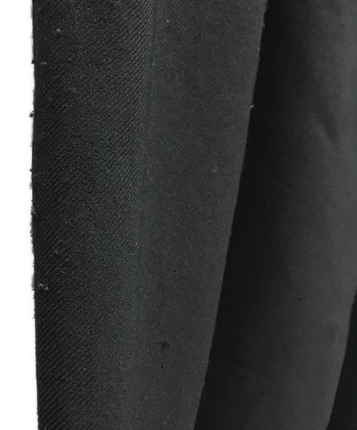 COMME des GARCONS HOMME PLUS（コムデギャルソンオムプリュス）COMME des GARCONS HOMME PLUS (コムデギャルソンオムプリュス) ポリ縮絨ワイド2タックスラックス ブラック サイズ:Sの古着・服飾アイテム