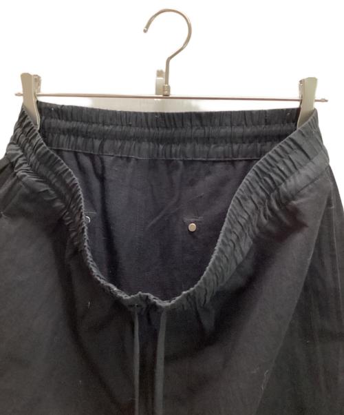 FUMITO GANRYU（フミトガンリュウ）FUMITO GANRYU (フミトガンリュウ) LIGHT OZ EASY DENIM PANTS ブラック サイズ:3の古着・服飾アイテム