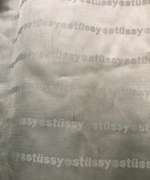 stussy（ステューシー）stussy (ステューシー) リバーシブルロゴボーダーMA-1 オリーブ サイズ:Sの古着・服飾アイテム