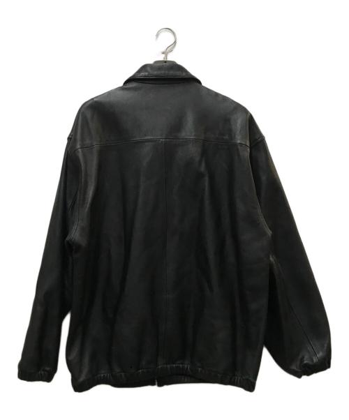 WACKO MARIA（ワコマリア）WACKO MARIA (ワコマリア) 22AW LEATHER 50'S JACKET ブラック サイズ:XLの古着・服飾アイテム