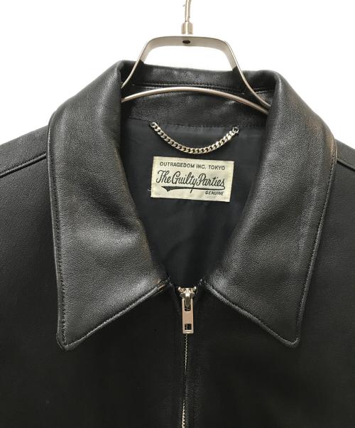 WACKO MARIA（ワコマリア）WACKO MARIA (ワコマリア) 22AW LEATHER 50'S JACKET ブラック サイズ:XLの古着・服飾アイテム