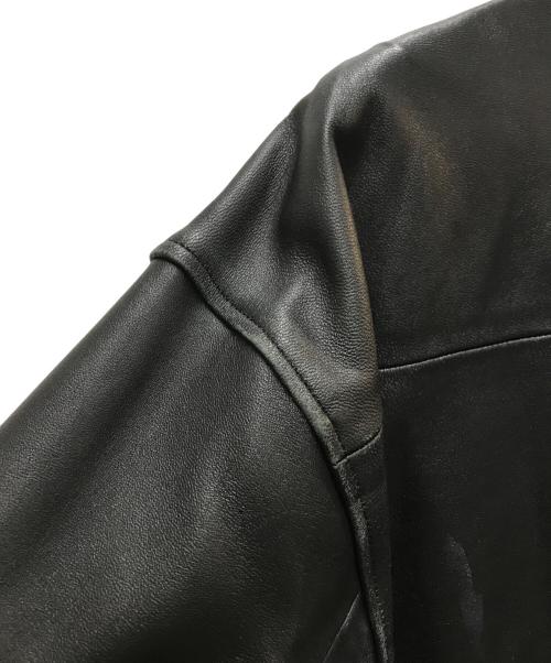 WACKO MARIA（ワコマリア）WACKO MARIA (ワコマリア) 22AW LEATHER 50'S JACKET ブラック サイズ:XLの古着・服飾アイテム