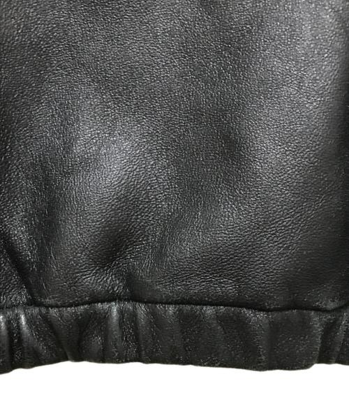 WACKO MARIA（ワコマリア）WACKO MARIA (ワコマリア) 22AW LEATHER 50'S JACKET ブラック サイズ:XLの古着・服飾アイテム