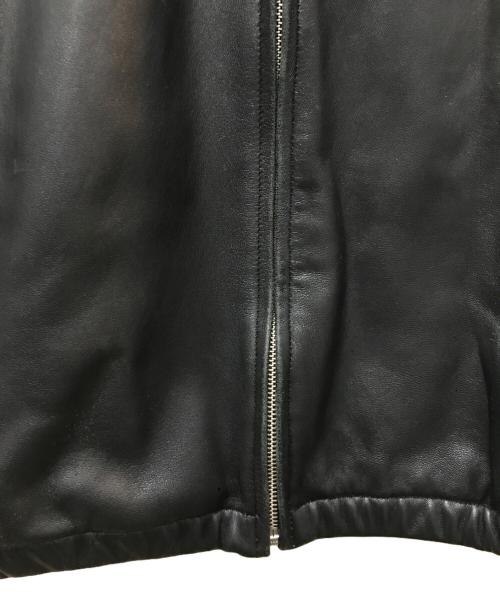 WACKO MARIA（ワコマリア）WACKO MARIA (ワコマリア) 22AW LEATHER 50'S JACKET ブラック サイズ:XLの古着・服飾アイテム