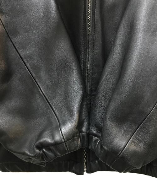 WACKO MARIA（ワコマリア）WACKO MARIA (ワコマリア) 22AW LEATHER 50'S JACKET ブラック サイズ:XLの古着・服飾アイテム