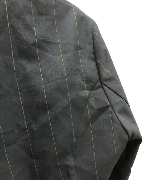 Ameri（アメリ）Ameri (アメリ) DEFORMATION PINSTRIPE JACKET グレー サイズ:Sの古着・服飾アイテム