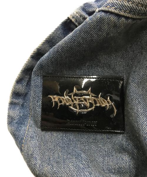 pinkspink（ピンクスピンク）pinkspink (ピンクスピンク) ダメージデニムフーデットジャケット インディゴ サイズ:Lの古着・服飾アイテム