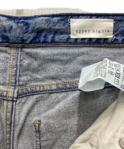 upper hights（アッパーハイツ）upper hights (アッパーハイツ) THE LAURENワイドデニムパンツ インディゴ サイズ:W23の古着・服飾アイテム