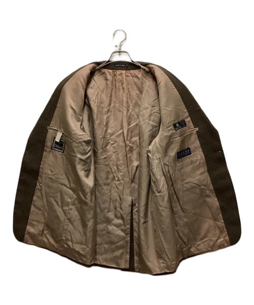 RALPH LAUREN（ラルフローレン）RALPH LAUREN (ラルフローレン) エルボーパッチ付き千鳥柄テーラードジャケット オリーブ サイズ:不明の古着・服飾アイテム
