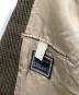 中古・古着 RALPH LAUREN (ラルフローレン) エルボーパッチ付き千鳥柄テーラードジャケット オリーブ サイズ:不明：12000円
