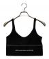 ALEXANDER WANG（アレキサンダー・ワン）の古着「リブジャージー ブラトップ」｜ブラック
