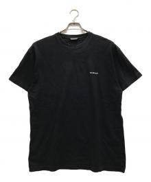 BALENCIAGA（バレンシアガ）の古着「スモールロゴプリントＴシャツ」｜ブラック